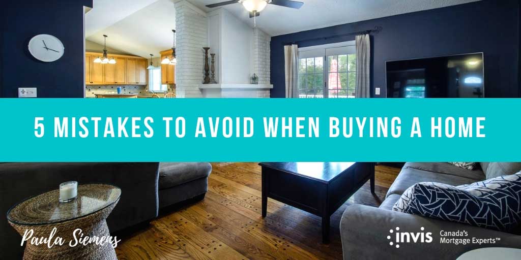 5 Mistakes to Avoid When Buying Your First House